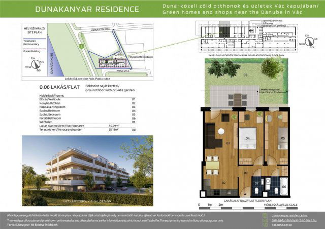 Eladó téglalakás, Vácon, Paduc utcában 77 M Ft, 3 szobás