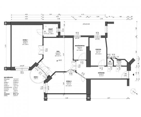 Eladó téglalakás, Budapesten, VII. kerületben 122.55 M Ft