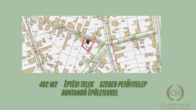 Eladó telek, Szegeden 39.9 M Ft / költözzbe.hu