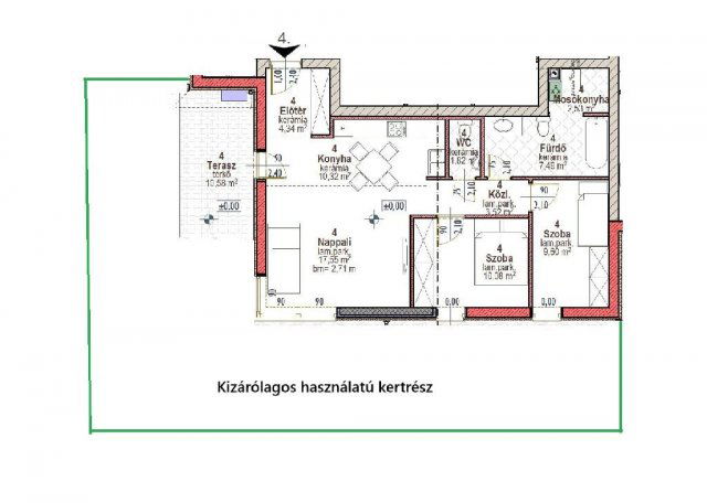 Eladó téglalakás, Gyömrőn 84.9 M Ft, 3 szobás