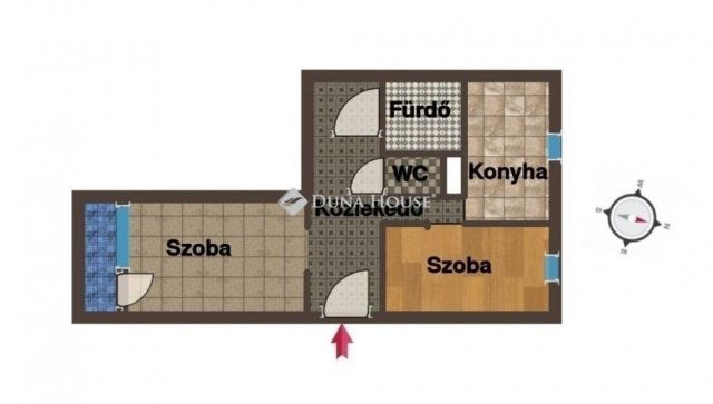 Eladó panellakás, Szegeden 56.5 M Ft, 2 szobás