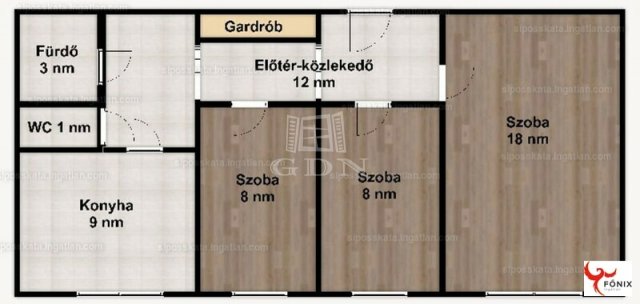 Eladó panellakás, Budapesten, IV. kerületben 73 M Ft, 1+2 szobás