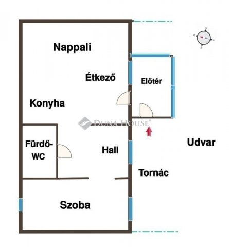 Eladó téglalakás, Budaörsön 47.8 M Ft, 2 szobás