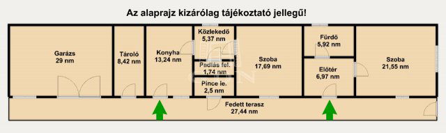 Eladó családi ház, Szentmártonkátán 31.99 M Ft, 2 szobás