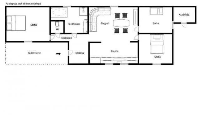 Eladó családi ház, Hajdúböszörményen 49.99 M Ft, 3 szobás
