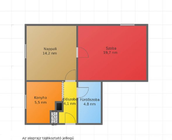 Eladó téglalakás, Salgótarjánban 17.99 M Ft, 2 szobás