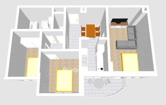 Eladó téglalakás, Budapesten, XXI. kerületben 74.9 M Ft