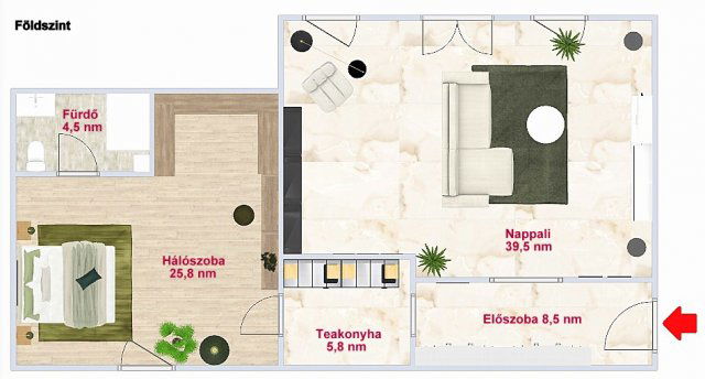 Eladó családi ház, Leányfaluban 112 M Ft, 6 szobás