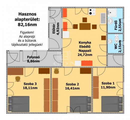 Eladó családi ház, Hajdúnánáson 29.99 M Ft, 3 szobás