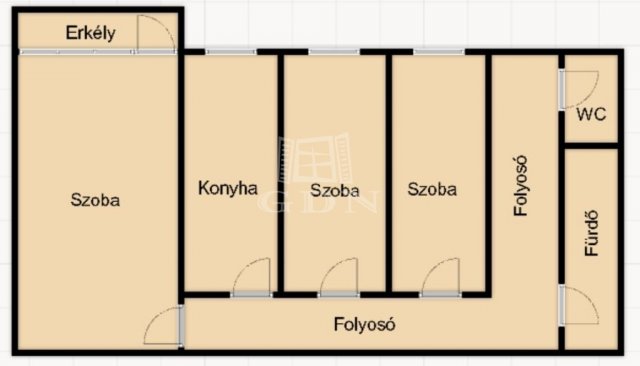 Kiadó téglalakás, albérlet, Zalaegerszegen 170 E Ft / hó