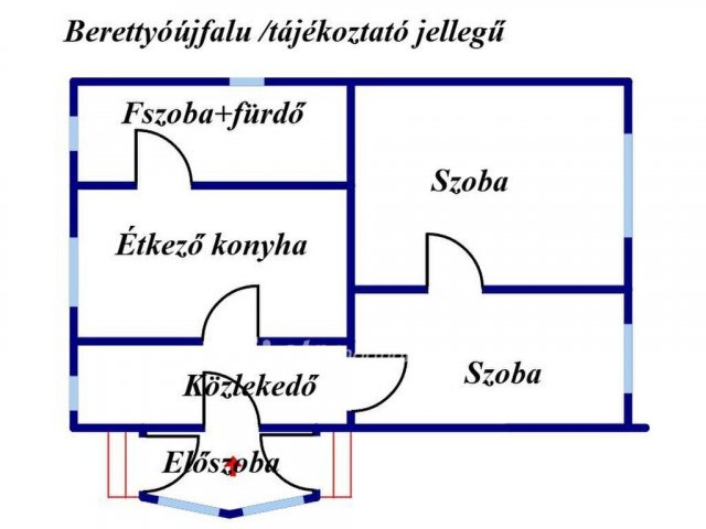 Eladó családi ház, Berettyóújfaluban 42 M Ft, 2 szobás