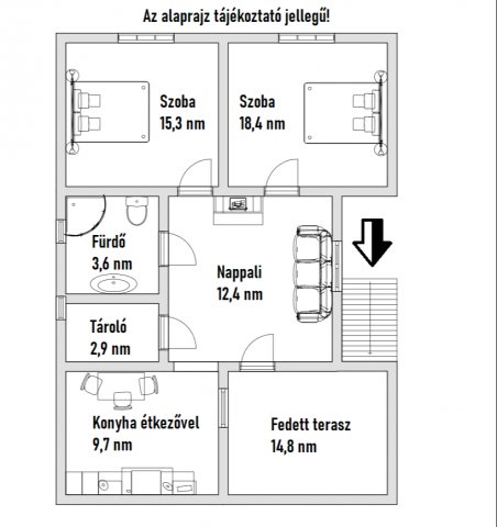 Eladó családi ház, Gellénházán 29.9 M Ft, 2 szobás