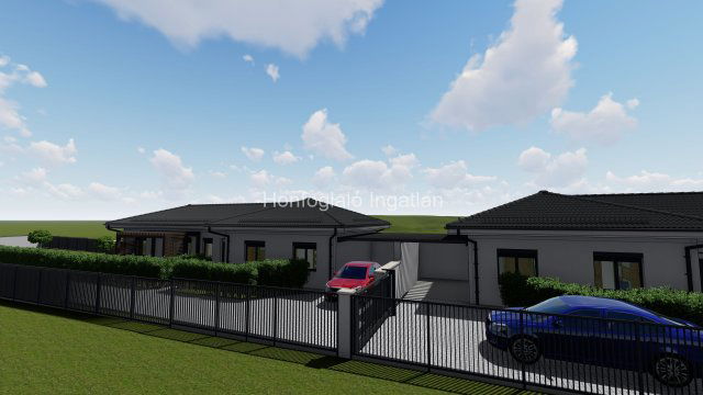 Eladó ikerház, Nyírpazonyon 76 M Ft, 4 szobás