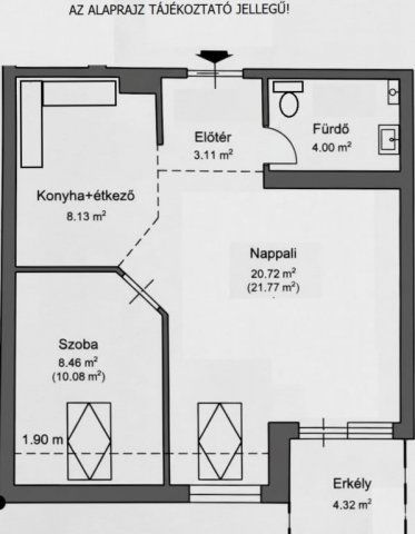 Eladó téglalakás, Budapesten, XIX. kerületben, Báthory utcában