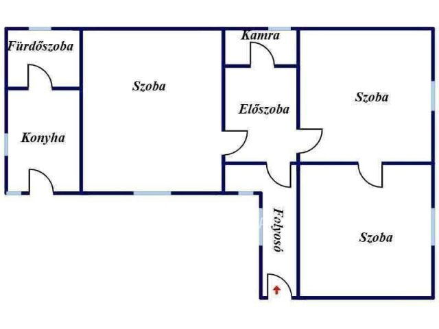 Eladó családi ház, Gáborjánban 18.5 M Ft, 3 szobás
