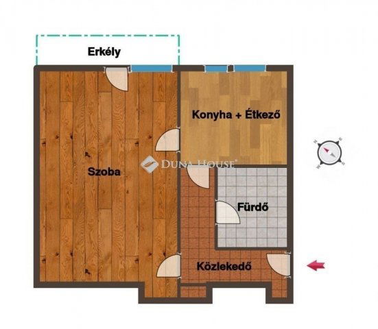 Eladó téglalakás, Székesfehérvárott 44.9 M Ft, 1 szobás