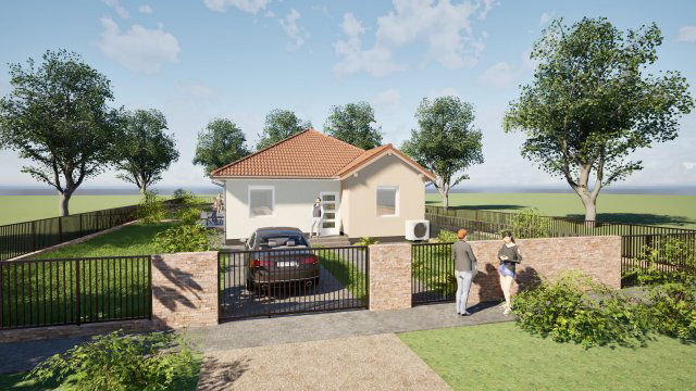 Eladó ikerház, Áporkán 60 M Ft, 4 szobás / költözzbe.hu