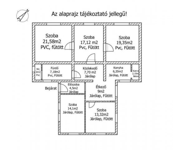 Eladó családi ház, Mecséren 69.9 M Ft, 5 szobás