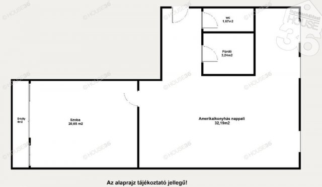 Eladó téglalakás, Kecskeméten 54.9 M Ft, 2 szobás