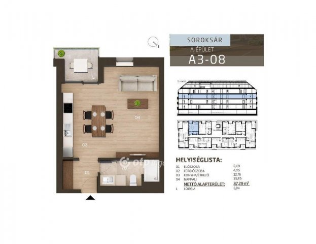 Eladó téglalakás, Budapesten, XXIII. kerületben 62.366 M Ft