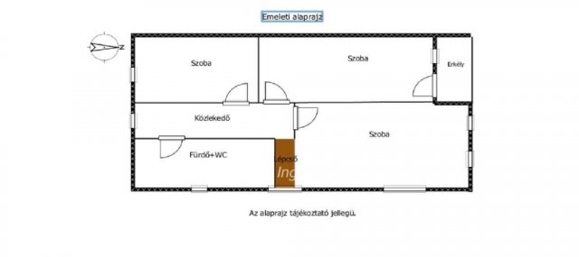 Eladó családi ház, Rácalmáson 64 M Ft, 3 szobás