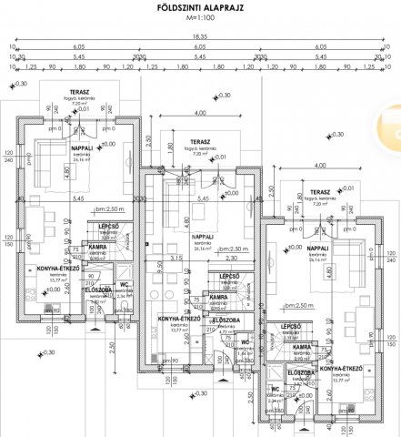 Eladó sorház, Gyöngyösön 86.9 M Ft, 4 szobás