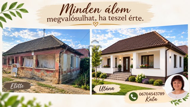 Eladó családi ház, Papon 13.5 M Ft, 1 szobás