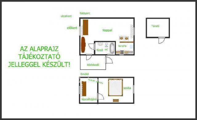 Eladó családi ház, Nyíregyházán 28 M Ft, 1 szobás