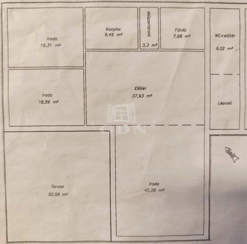 Kiadó iroda, Veszprémben 280 E Ft / hó, 4 szobás