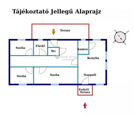 Eladó családi ház, Dabason 99.99 M Ft, 3 szobás