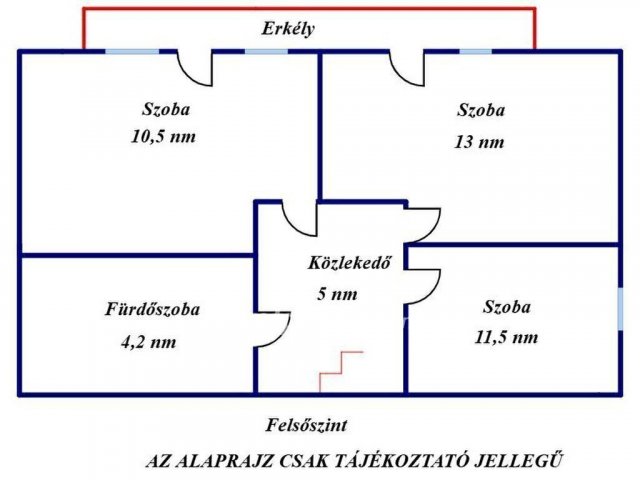 Eladó nyaraló, Cserkeszőlőn 64 M Ft, 3 szobás