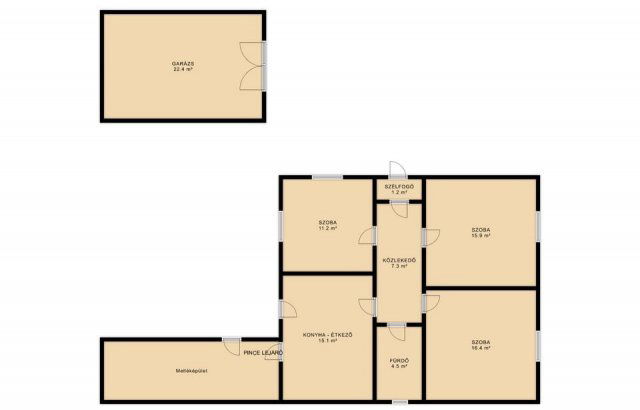 Eladó családi ház, Hevesen 28.5 M Ft, 2+1 szobás