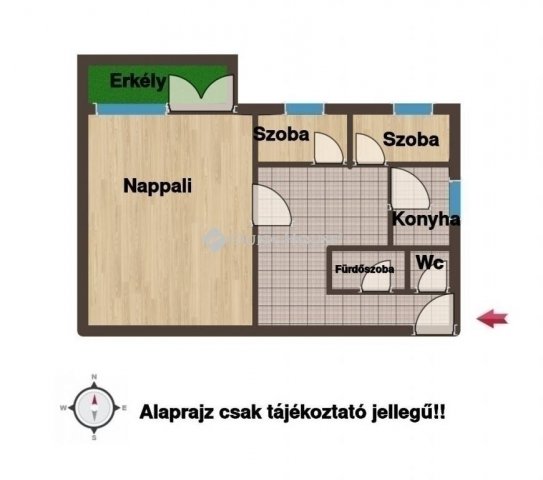 Eladó panellakás, Budapesten, III. kerületben 73.5 M Ft, 3 szobás