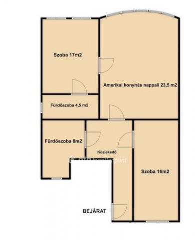 Eladó téglalakás, Budapesten, VI. kerületben 169.9 M Ft