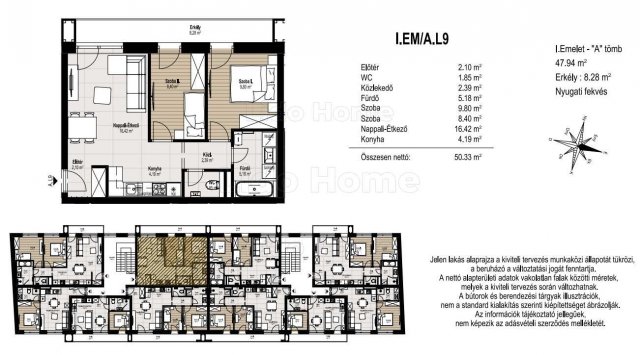 Eladó téglalakás, Mosonmagyaróváron 56.7 M Ft, 3 szobás