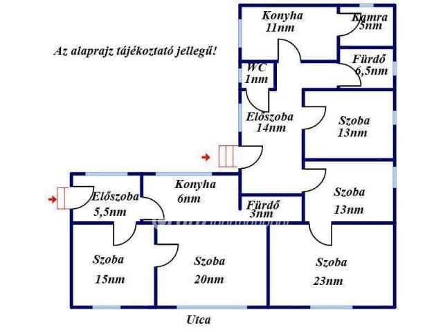Eladó családi ház, Mezőkovácsházán 11 M Ft, 5 szobás