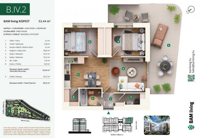 Eladó téglalakás, Budapesten, XIX. kerületben, Iparos utcában