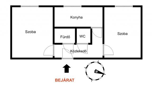 Kiadó panellakás, albérlet, Győrött, Ikva utcában, 2 szobás