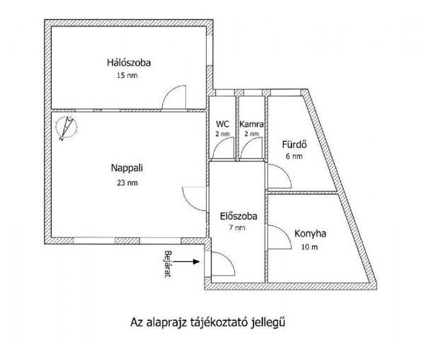 Eladó téglalakás, Budapesten, II. kerületben 88.9 M Ft, 2 szobás