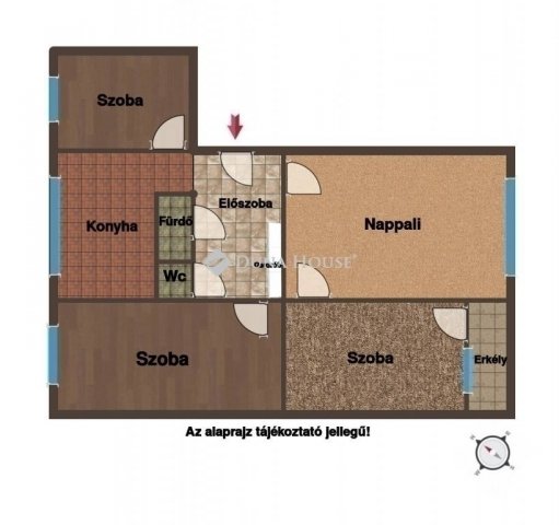 Eladó panellakás, Budapesten, XV. kerületben 69.9 M Ft, 4 szobás