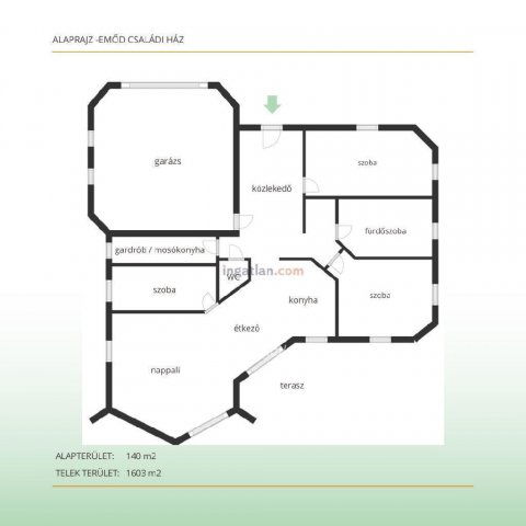 Eladó családi ház, Emődön 215 M Ft, 4 szobás