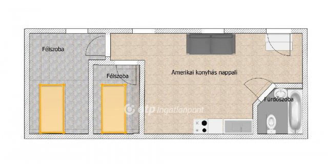 Eladó téglalakás, Budapesten, IX. kerületben 43.9 M Ft