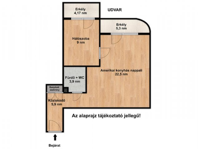 Eladó téglalakás, Szegeden 63.9 M Ft, 2 szobás