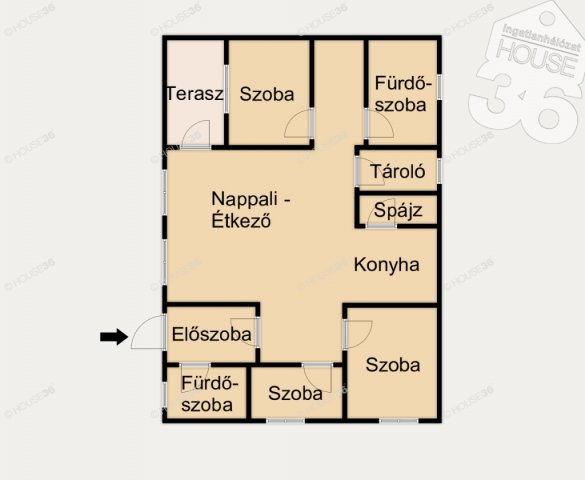 Eladó családi ház, Kecskeméten 95.5 M Ft, 4 szobás