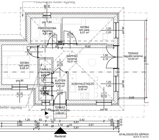 Eladó ikerház, Kiskunlacházán 54.9 M Ft, 2 szobás