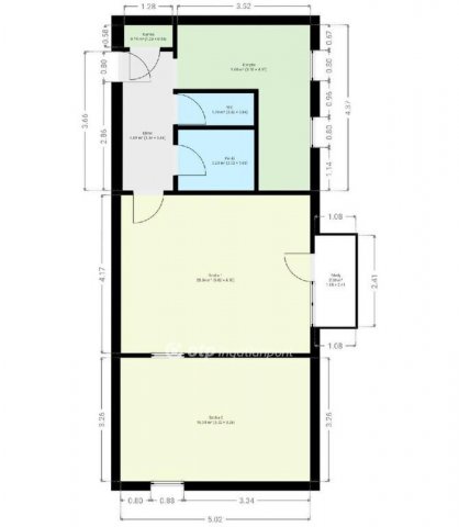 Eladó téglalakás, Pápán 34.99 M Ft, 2 szobás