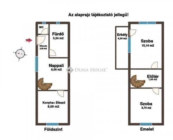 Eladó családi ház, Budapesten, III. kerületben 76.5 M Ft
