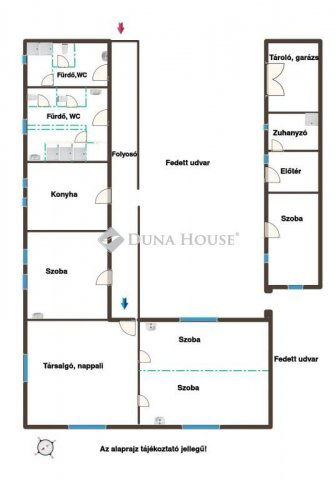 Eladó családi ház, Rózsaszentmártonon 57.5 M Ft, 5 szobás