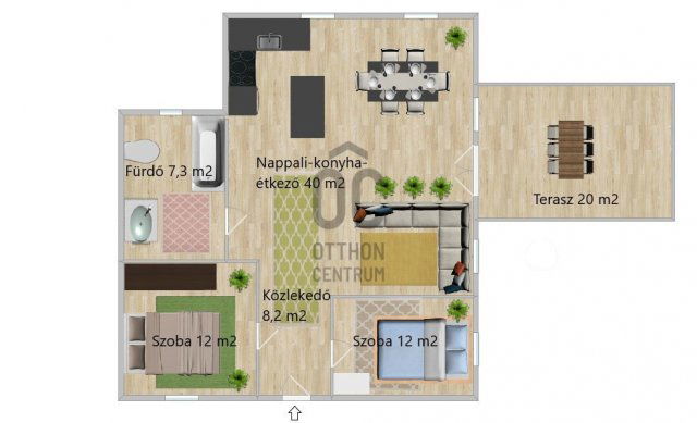 Eladó ikerház, Halásztelken 102.99 M Ft, 3 szobás