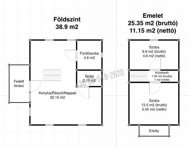 Eladó családi ház, Nőtincsen 36.9 M Ft, 3 szobás
